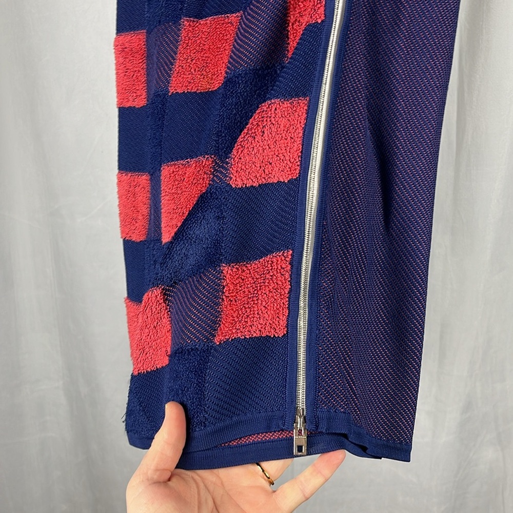 rag & bone Ridley Blue/Pink Checkered Skirt. - Picture 8 of 11